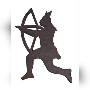 Indian Treaty Token Cast Iron Native American Bow Arrow Plaque MET Museum Of Art